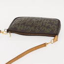 LOUIS VUITTON Graffiti Pochette Accessoires Pouch Khaki M92191 LV Auth 140580-6