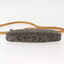 LOUIS VUITTON Graffiti Pochette Accessoires Pouch Khaki M92191 LV Auth 140580-5