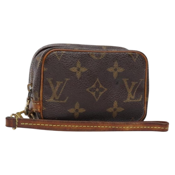 LOUIS VUITTON Monogram Trousse Wapity Pouch M58030 LV Auth 140581