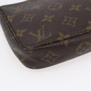 LOUIS VUITTON Monogram Pochette Accessoires Pouch M51980 LV Auth 140582-15
