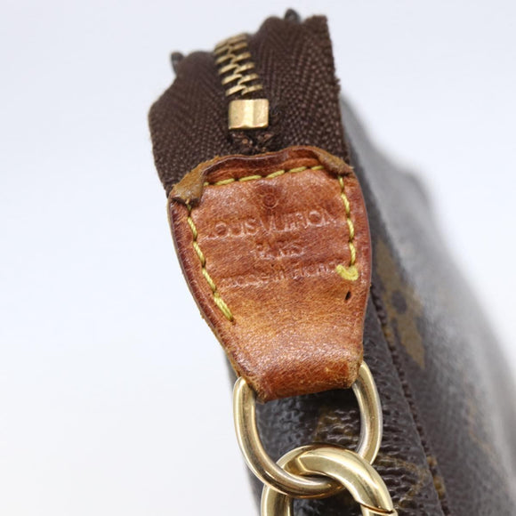 LOUIS VUITTON Monogram Pochette Accessoires Pouch M51980 LV Auth 140582
