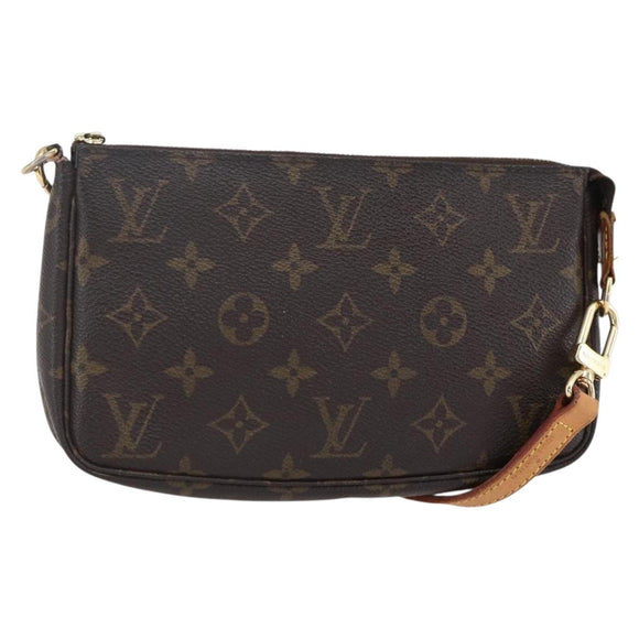 LOUIS VUITTON Monogram Pochette Accessoires Pouch M51980 LV Auth 140582