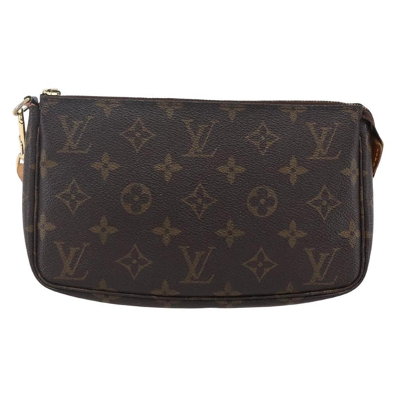 LOUIS VUITTON Monogram Pochette Accessoires Pouch M51980 LV Auth 140582