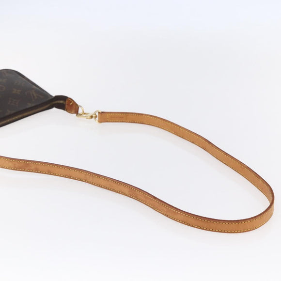 LOUIS VUITTON Monogram Pochette Accessoires Pouch M51980 LV Auth 140582