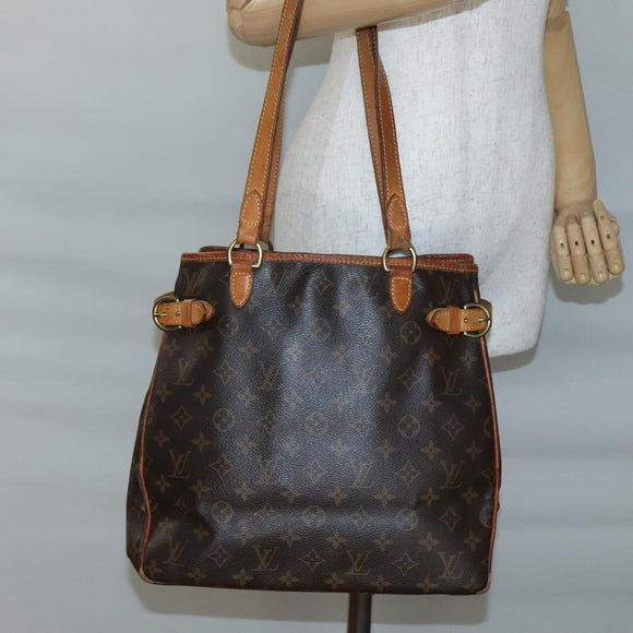 LOUIS VUITTON Monogram Batignolles Vertical Tote Bag M51153 LV Auth 140587