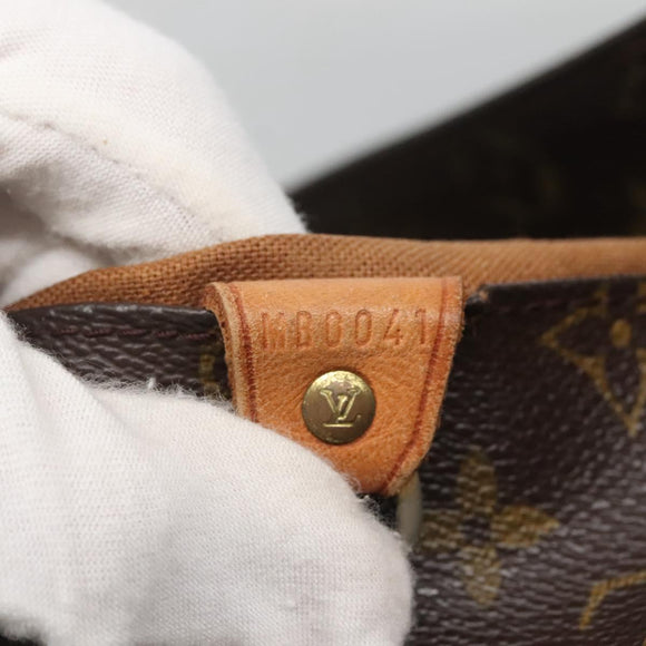 LOUIS VUITTON Monogram Sac Shopping Tote Bag M51108 LV Auth 140590