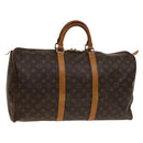 LOUIS VUITTON Monogram Keepall 50 Boston Bag M41426 LV Auth 140591-1