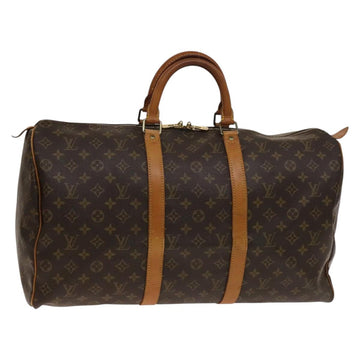 LOUIS VUITTON Monogram Keepall 50 Boston Bag M41426 LV Auth 140591