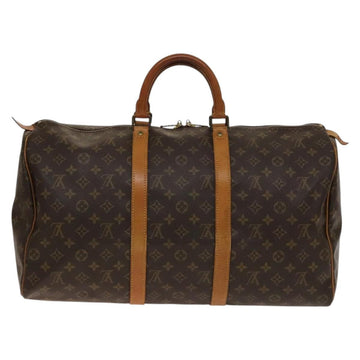 LOUIS VUITTON Monogram Keepall 50 Boston Bag M41426 LV Auth 140591 - 0
