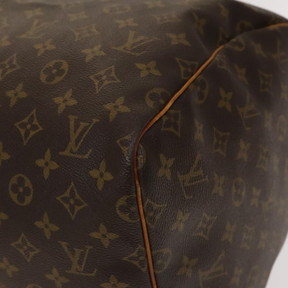 LOUIS VUITTON Monogram Keepall 55 Boston Bag M41424 LV Auth 140592