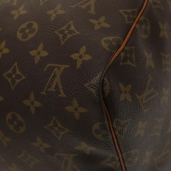 LOUIS VUITTON Monogram Keepall 55 Boston Bag M41424 LV Auth 140592