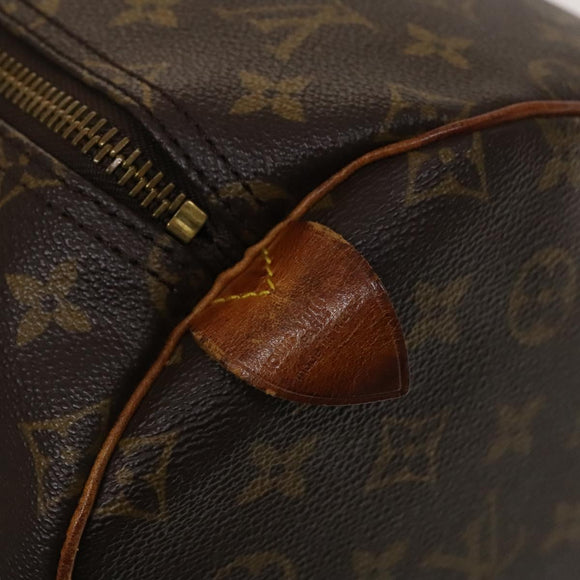 LOUIS VUITTON Monogram Keepall 55 Boston Bag M41424 LV Auth 140592
