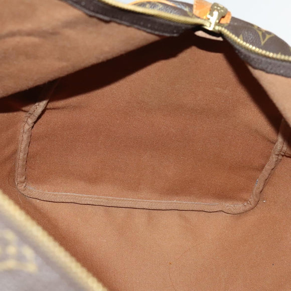 LOUIS VUITTON Monogram Keepall 55 Boston Bag M41424 LV Auth 140592