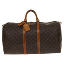 LOUIS VUITTON Monogram Keepall 55 Boston Bag M41424 LV Auth 140592-13