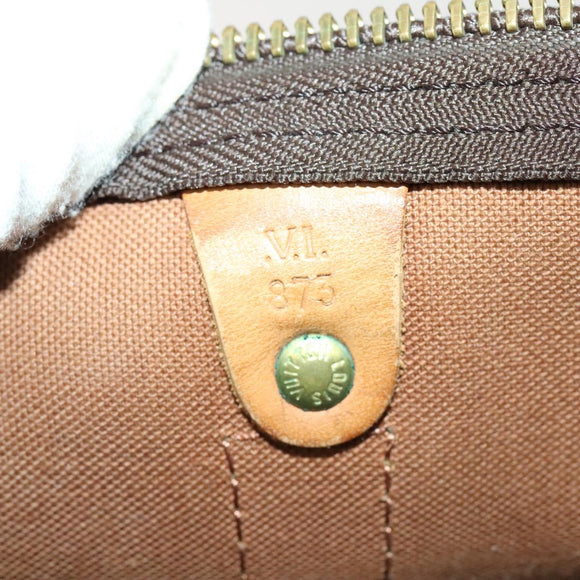 LOUIS VUITTON Monogram Keepall 55 Boston Bag M41424 LV Auth 140592