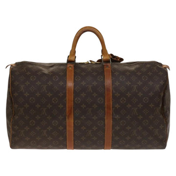 LOUIS VUITTON Monogram Keepall 55 Boston Bag M41424 LV Auth 140592 - 0