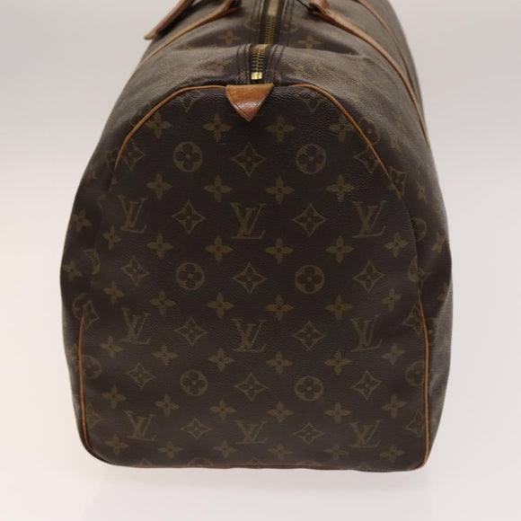 LOUIS VUITTON Monogram Keepall 55 Boston Bag M41424 LV Auth 140592