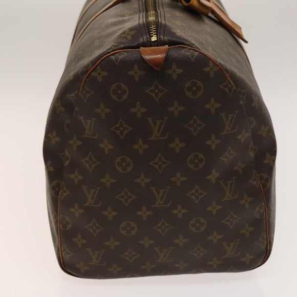 LOUIS VUITTON Monogram Keepall 55 Boston Bag M41424 LV Auth 140592