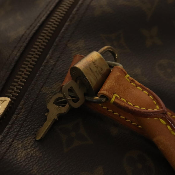 LOUIS VUITTON Monogram Keepall Bandouliere 60 Boston Bag M41412 LV Auth 140595