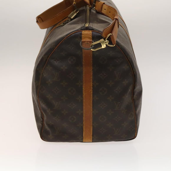 LOUIS VUITTON Monogram Keepall Bandouliere 60 Boston Bag M41412 LV Auth 140595