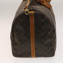 LOUIS VUITTON Monogram Keepall Bandouliere 60 Boston Bag M41412 LV Auth 140595-4