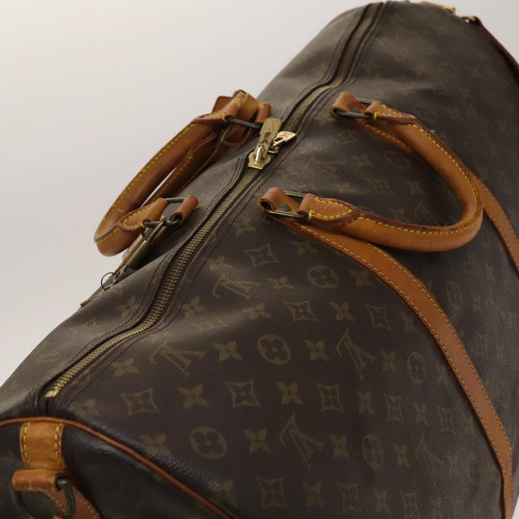 LOUIS VUITTON Monogram Keepall Bandouliere 60 Boston Bag M41412 LV Auth 140595