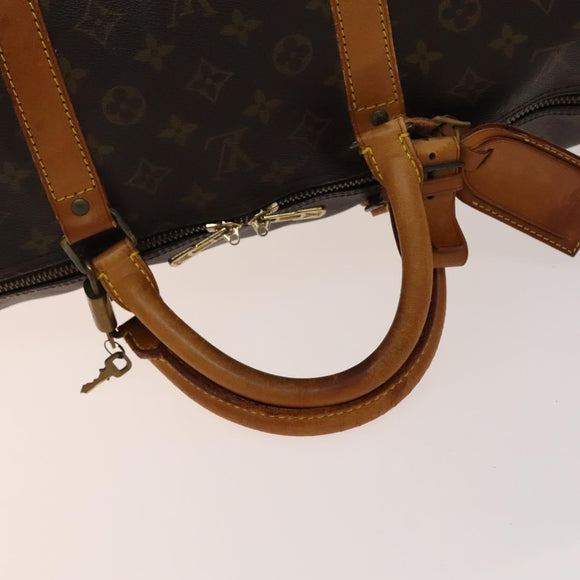LOUIS VUITTON Monogram Keepall Bandouliere 60 Boston Bag M41412 LV Auth 140595