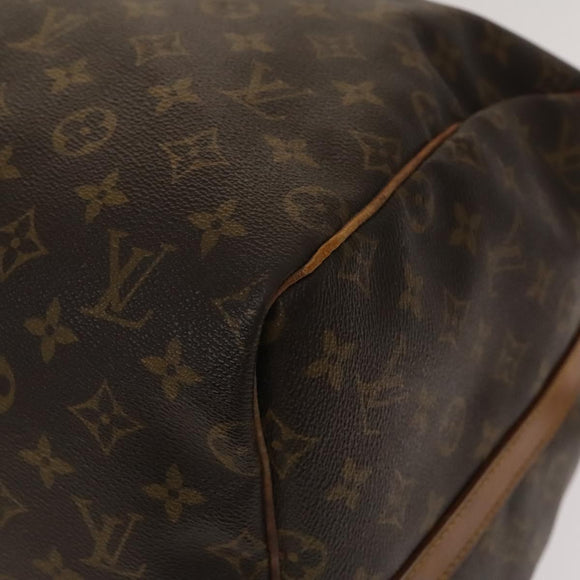 LOUIS VUITTON Monogram Keepall Bandouliere 55 Boston Bag M41414 LV Auth 140596