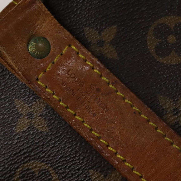 LOUIS VUITTON Monogram Keepall Bandouliere 55 Boston Bag M41414 LV Auth 140596