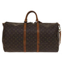 LOUIS VUITTON Monogram Keepall Bandouliere 55 Boston Bag M41414 LV Auth 140596-2
