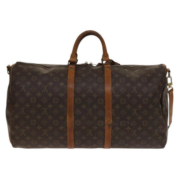 LOUIS VUITTON Monogram Keepall Bandouliere 55 Boston Bag M41414 LV Auth 140596 - 0