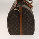 LOUIS VUITTON Monogram Keepall Bandouliere 55 Boston Bag M41414 LV Auth 140596-4