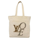 LOUIS VUITTON That's Love Tote MM Tote Bag Beige M95388 LV Auth 140602-2