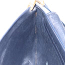 Christian Dior Trotter Canvas Shoulder Bag Navy Gold Auth 140606-19