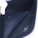 Christian Dior Trotter Canvas Shoulder Bag Navy Gold Auth 140606-20