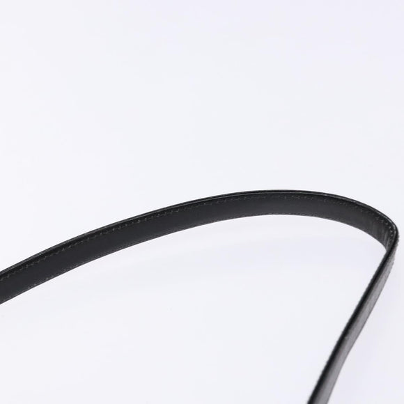 Christian Dior Trotter Canvas Shoulder Bag Navy Gold Auth 140607