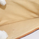 CELINE Macadam Canvas Shoulder Bag PVC Beige Gold Auth 140613-23