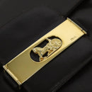 CELINE Horse Carriage Shoulder Bag Leather Brown Gold Auth 140615-15