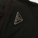 PRADA Backpack Nylon Khaki Silver Auth 140623-15