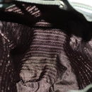 PRADA Backpack Nylon Khaki Silver Auth 140623-20