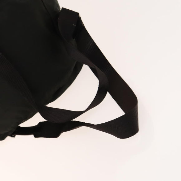 PRADA Backpack Nylon Khaki Silver Auth 140623