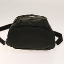PRADA Backpack Nylon Khaki Silver Auth 140623-9