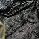 PRADA Backpack Nylon Khaki Silver Auth 140624-11