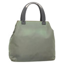 PRADA Hand Bag Nylon Khaki Auth 140626-1