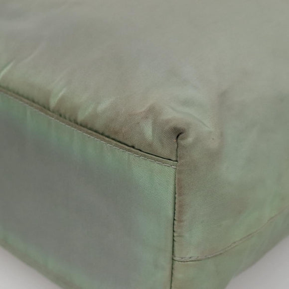 PRADA Hand Bag Nylon Khaki Auth 140626