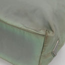 PRADA Hand Bag Nylon Khaki Auth 140626-16