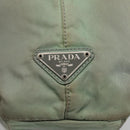 PRADA Hand Bag Nylon Khaki Auth 140626-18