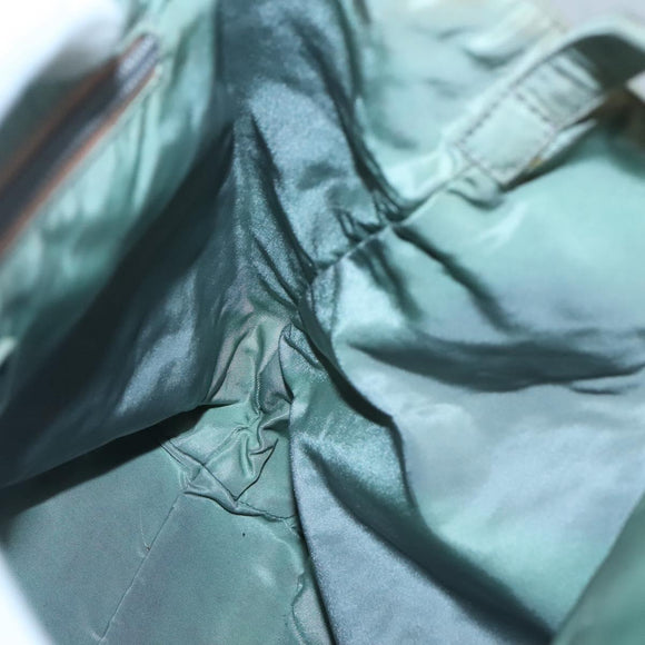 PRADA Hand Bag Nylon Khaki Auth 140626