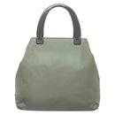 PRADA Hand Bag Nylon Khaki Auth 140626-13