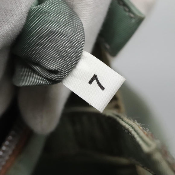 PRADA Hand Bag Nylon Khaki Auth 140626